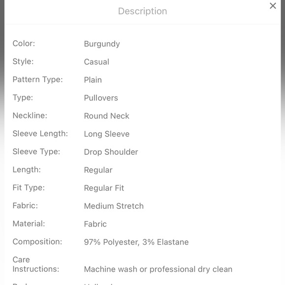 Unity Solid Drop Shoulder Pullover🤍 - Picture 5 of 5